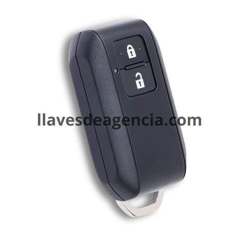 Carcasa de repuesto para llave inteligente Suzuki 2 botones compatible con Ertiga Vitara Swift Splash Wagon R 2017-2020 con membrana impermeable protectora