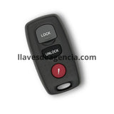 Carcasa de reemplazo para llave control remoto Mazda 2000-2009, compatible con múltiples modelos, material ABS resistente, incluye lámina virgen sin cortar, repuesto aftermarket de calidad