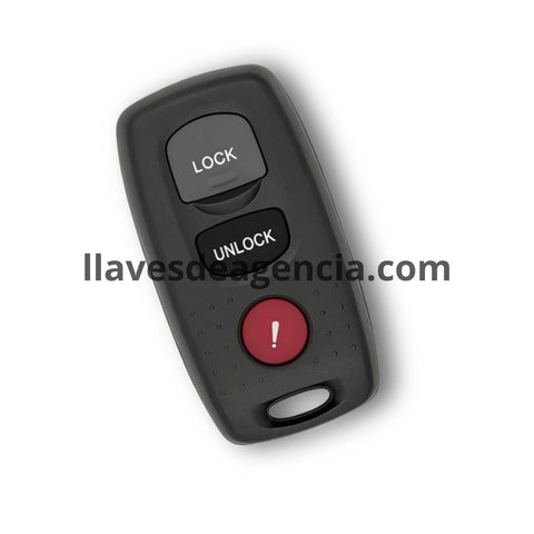 Carcasa de reemplazo para llave control remoto Mazda 2000-2009, compatible con múltiples modelos, material ABS resistente, incluye lámina virgen sin cortar, repuesto aftermarket de calidad