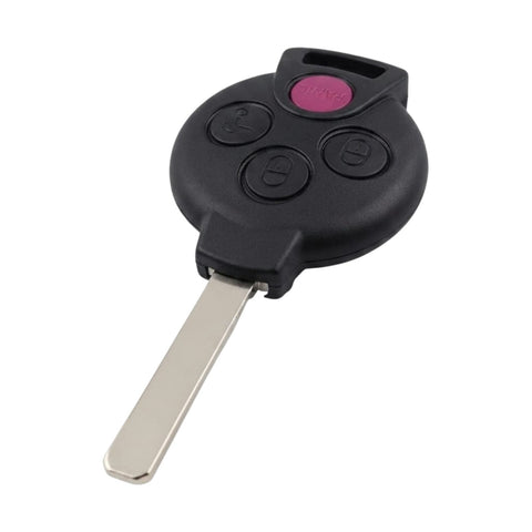 Carcasa llave Mercedes-Benz Smart Fortwo 4 botones vista frontal 2007-2015