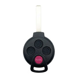 Contenido paquete carcasa llave Mercedes-Benz Smart Fortwo Cabrio Coupé 4 botones
