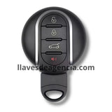 Carcasa repuesto impermeable para llave Mini Cooper Countryman Clubman F54 F55 F56 F57 F60 2014-2018, 4 botones abrir cerrar cajuela pánico, con membrana protectora contra agua