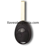 Carcasa de repuesto para llave Mini Cooper R50 R53 2002-2005 con 2 botones abrir y cerrar, membrana impermeable protectora contra agua y caídas