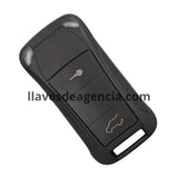 Carcasa impermeable para llave Porsche Cayenne GTS 2004-2010 con 2 botones abrir cerrar cajuela y membrana protectora contra agua
