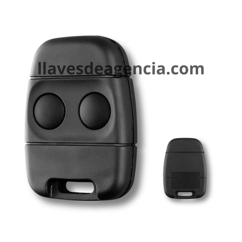 Carcasa de repuesto para llave presencia Land Rover 2 botones compatible con Defender Discovery Freelander ZS ZR 200 400 25 45 C50 con membrana impermeable protectora