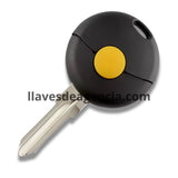 Carcasa llave Smart Fortwo 450 451 vacía sin tarjeta electrónica ni componentes, lista para transferir chip batería y electrónica de llave original
