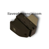 Switch control eléctrico de cristales sencillo tipo original TW para codera de puerta Volkswagen Lupo Cross Fox Jetta A4 MK4 Seat Córdoba 2003-2008, botonera elevalunas ventanas eléctricas, conector plug and play