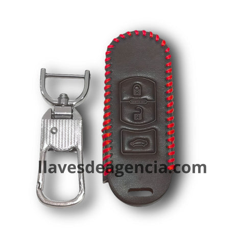 Funda de piel para llave inteligente Mazda CX50 CX30 CX5 CX3 CX7 CX9 Attila 2016-2019 calidad premium elegante protección total