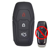 Funda protector de silicón para llave inteligente Ford 3 botones abrir cerrar cajuela antideslizante resistente alta temperatura caídas golpes mojadas color negro azul F-150 Explorer Ranger Mondeo Galaxy Figo
