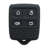 Funda protector silicón para control remoto Ford Lincoln Navigator Mercury Gran Marquis Explorer Econoline Mustang Focus Ranger Escape Transit 4 botones cerrar abrir cajuela pánico negro azul