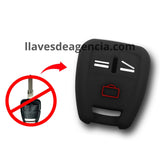 Funda protector silicón llave 3 botones Chevrolet Astra Zafira Opel Vauxhall Vectra Omega negro antiderrapante impermeable México
