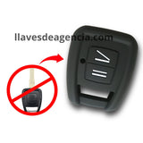 Funda protector silicón llave 3 botones Chevrolet Astra Zafira Opel Vauxhall Vectra Omega negro antiderrapante impermeable México