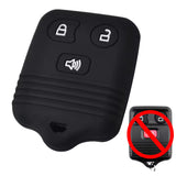Funda protector silicón para llave Ford F150 F250 F350 Edge Flex Ranger Mercury Lincoln Mazda 3 botones cerrar abrir pánico Cougar Gran Marquis Mariner Montego negro