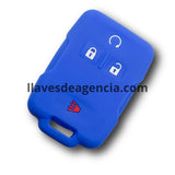 Funda protector de silicón para llave inteligente Chevrolet Silverado Suburban Tahoe GMC Yukon Sierra Cadillac Escalade 4 botones, calidad de horno antiderrapante resistente a altas temperaturas caídas golpes y mojadas, sin llave incluida
