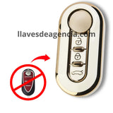 Funda protectora TPU para llave presencia Alfa Romeo 3 botones abrir cerrar cajuela material premium resistente al agua protege de caídas y arañazos