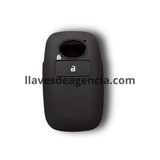 Funda protectora de silicón antideslizante para llave inteligente de presencia keyless con 2 botones, compatible Toyota Yaris Vitz Raize Daihatsu Rocky Tanto LA600S 150S 800S Veloz Avanza Wigo 2021-2024, calidad de horno resistente a altas temperaturas hasta 200°C