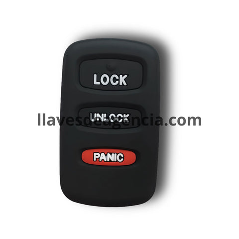 Funda protector de silicón antideslizante para control remoto Mitsubishi Lancer Outlander Pajero V73 Galant Montero Sport 3 botones 1998-2006 calidad de horno resistente a altas temperaturas