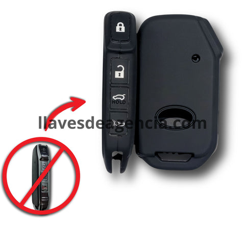 Funda protector de silicón antideslizante para llave inteligente Kia Sportage KX3 Aro Stinger Niro R GT Sorento Ceed Cerato Forte Soul Telluride 2019-2021 calidad de horno resistente a altas temperaturas