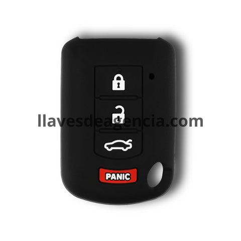 Funda protector de silicón antideslizante para llave Mitsubishi ASX Outlander Lancer EX Galant Pajero 2016-2017 calidad de horno resistente a altas temperaturas