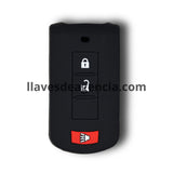 Funda protector de silicón antideslizante para llave Mitsubishi Evo ASX Outlander 3 Pajero Sport Eclipse Galant Lancer Raider Endeavor RVR Nativa Montero Shogun calidad de horno resistente a altas temperaturas