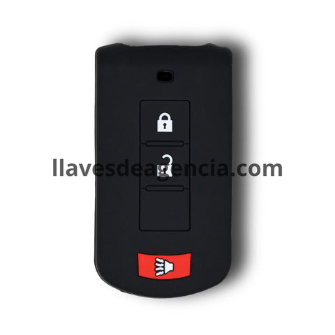 Funda protector de silicón antideslizante para llave Mitsubishi Evo ASX Outlander 3 Pajero Sport Eclipse Galant Lancer Raider Endeavor RVR Nativa Montero Shogun calidad de horno resistente a altas temperaturas