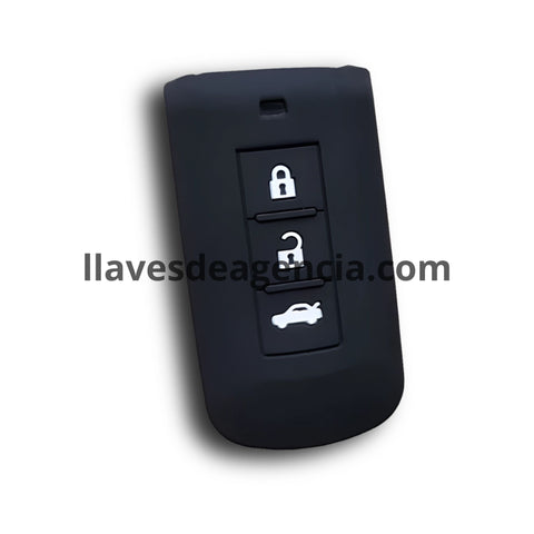 Funda protector de silicón antideslizante para llave Mitsubishi Mirage Outlander Wing Gods Lancer y Dodge Attitude calidad de horno resistente a altas temperaturas