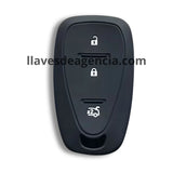 Detalle funda silicón negro llave Chevrolet Onix Aveo Sonic Cruze Spark antiderrapante