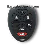 Funda protectora de silicón calidad de horno para control remoto de 6 botones compatible con Chevrolet Tahoe Traverse Suburban GMC Yukon Buick Cadillac Escalade con arranque remoto