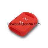 Funda silicón llave Chevrolet Opel Vauxhall 2 botones rojo antiderrapante impermeable resistente temperatura alta calidad México