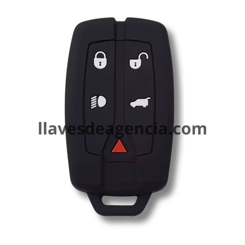 Funda de silicón resistente a caídas golpes y mojadas para llave presencia Land Rover, calidad de horno, color negro