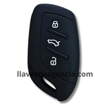 Funda silicón negro calidad horno para llave MG 3 botones - Material antideslizante resistente caídas y golpes