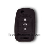 Funda de silicón antiderrapante grado horno para llave de 3 botones cerrar abrir cajuela compatible con Wuling Hongguang Baojun 630 730 560 310 S S1 S3 730 Plus Buick 360 510 530 560 E100 E200 con protección resistente a altas temperaturas