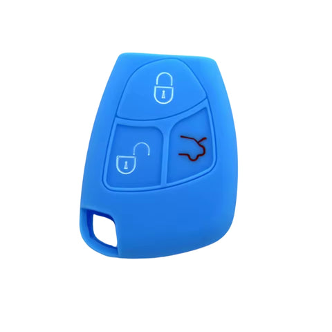 Funda silicón azul antideslizante Mercedes Benz Clase B C E ML S CLK CL calidad horno