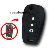 Funda protectora de silicona para llave Chevrolet de 4 botones con diseño antideslizante, cubierta suave que protege contra golpes y rayones, compatible con Silverado Suburban Tahoe