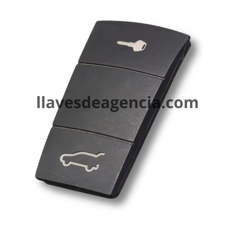 Goma botonera de repuesto para llave Porsche 2 botones compatible con Cayenne GTS 2003-2010