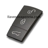 Goma botonera de repuesto para llave Porsche 3 botones compatible con Cayenne GTS 2003-2011
