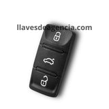 Goma botonera de repuesto para llave Volkswagen 3 botones 2002 2003 2004 2005 2006 2007 2008 Golf Jetta Passat Polo