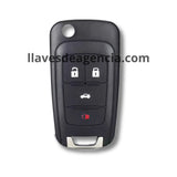 Llave Chevrolet Malibu SS Buick Encore Verano 4 botones bloquear desbloquear cajuela pánico OHT01060512 sin presencia