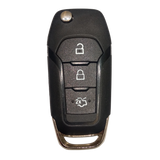 Vista frontal de llave con chip Ford Ranger F-150 F-250 F-350 Figo - Repuesto compatible - Llaves de Agencia