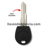 Llave hueca Chevrolet Matiz 2009 2010 2011 con cavidad para chip transponder sin chip incluido