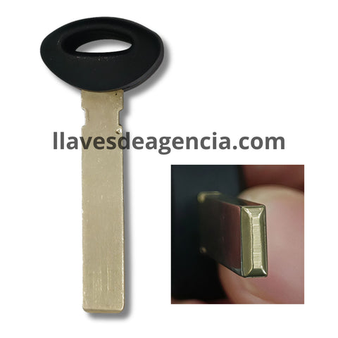 Llave inserto manual mecánica de emergencia para Mini Cooper S Clubman Countryman One D, llave de repuesto sin carcasa que se inserta en llave, requiere corte por cerrajero