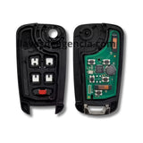 Llave inteligente 5 botones con llave física extendida OHT01060512 Chevrolet Cruze Malibu Buick Regal Verano