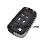 Llave inteligente 5 botones plegada compacta OHT01060512 Chevrolet Malibu SS Buick Verano Encore repuesto