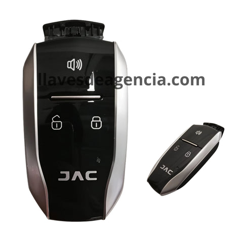 Llave inteligente de presencia para JAC S5 S3 T5 T6 Refine A60 SEI 7 Pro SEI 2 SEI 4 con 3 botones pánico abrir y cerrar, sistema keyless entry sin llave, material resistente compatible con llave original