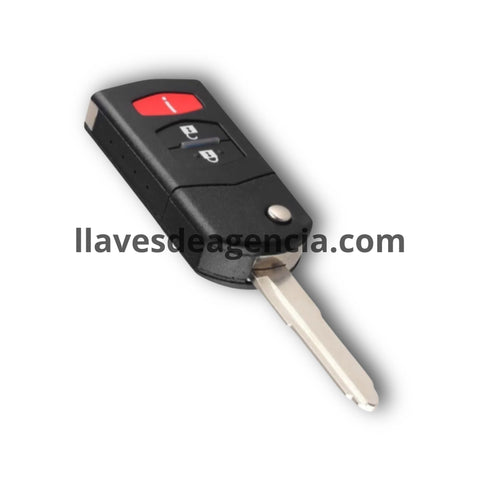 Llave de repuesto compatible con Mazda RX8, CX9, CX7, Mazda 6, Mazda 2 2004-2015, incluye lámina virgen sin cortar, material resistente, requiere corte por cerrajero profesional