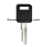 Detalle de llave virgen Chevrolet A66P con cabeza de plástico SKU 110010