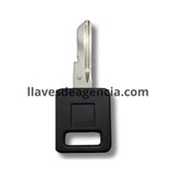 Llave virgen Chevrolet A66P Letra C con plástico - vista de perfil
