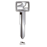Llave virgen para motocicleta Italika con corte derecho, fabricada en bronce níquel con acabado de latón, sin chip transponder, ideal para cerrajeros profesionales, compra mínima 5 piezas