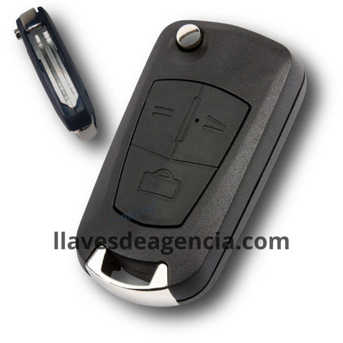 Carcasa para Chevrolet  Abatible Astra de 3 botones convertida a navaja 