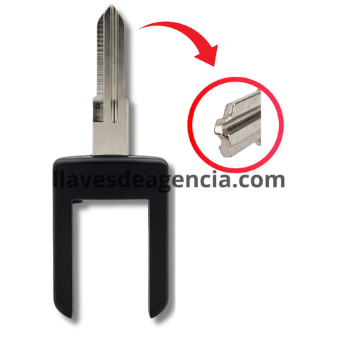 Espada media llave Chevrolet Corsa Europa corte izquierdo - vista de perfil